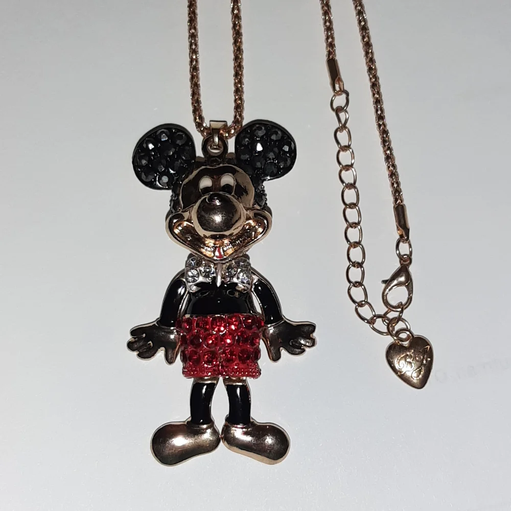 Cute! Mouse Charm with Free Chain- Arms and Legs Dangle, Head Turns 🐭❤🐹